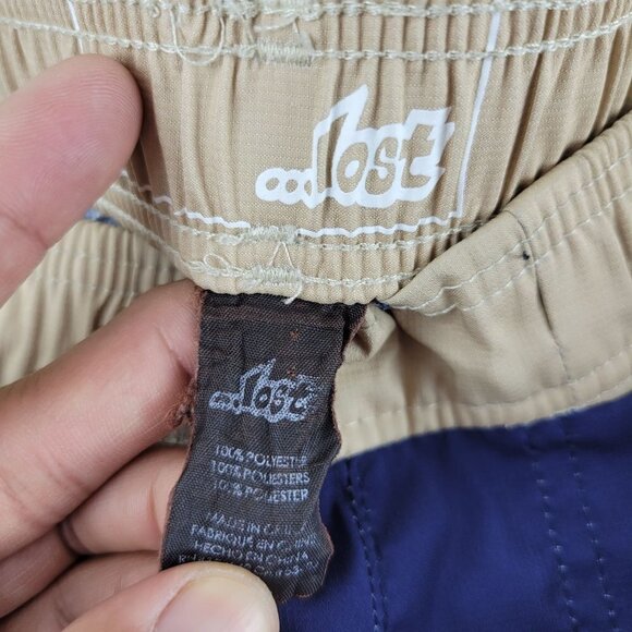 Lost Colorblock Hybrid Boarshorts Hi-Rise Swim Surfing Stretch Pocket XL Mens - Picture 4 of 12